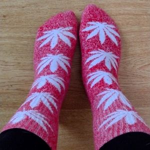 Pot leaf socks